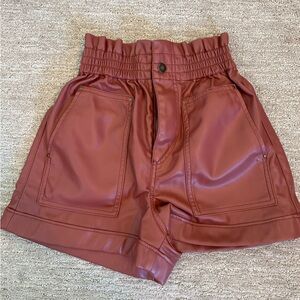 Leather Shorts
